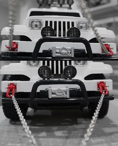 Yeah Racing 1/10 RC Rock Crawler Catena Lunga in Metallo con Ganci