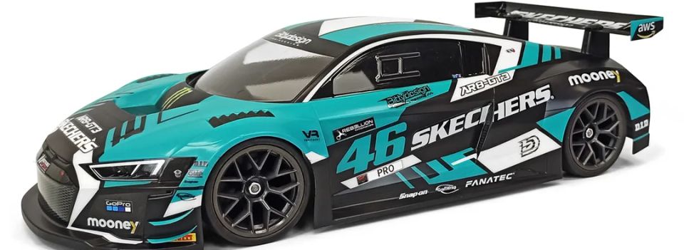 Carrozzeria 1/10 GT AR8-GT3 Bittydesign 190mm Trasparente