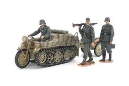 German Sd.Kfz.2 Kettenkraftrad Mid Production 1/35 Kit di Montaggio Tamiya - 35377
