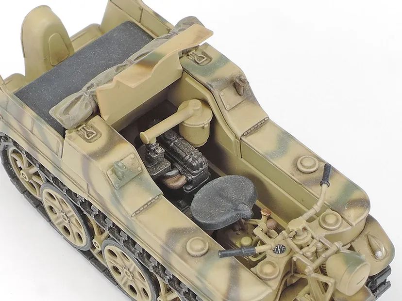 German Sd.Kfz.2 Kettenkraftrad Mid Production 1/35 Kit di Montaggio Tamiya - 35377