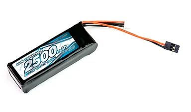 Muchmore IMPACT Li-Po Battery 2500mAh/7.4V 4C Flat Size for Tx & Rx