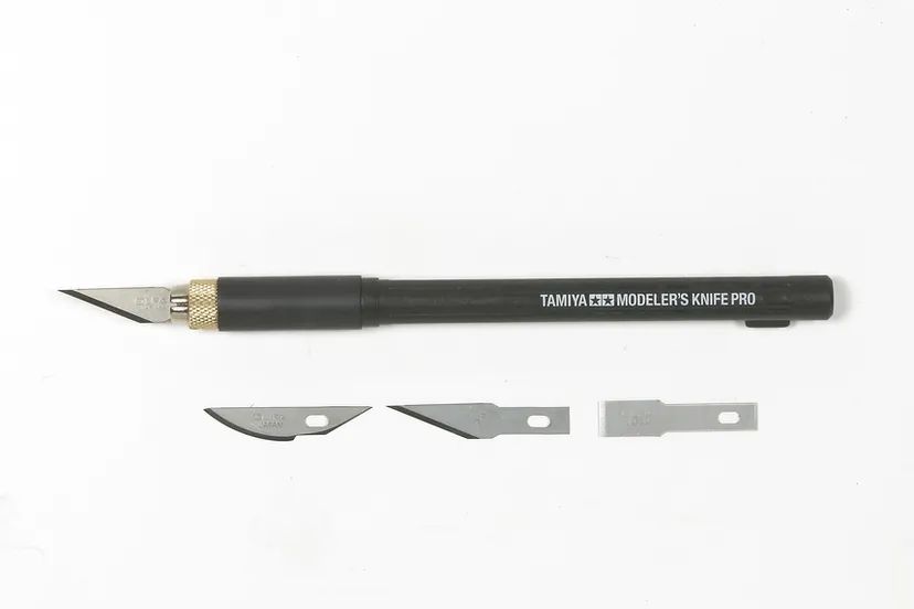 Taglierino Knife Pro + 3 Lame Sagomate Tamiya