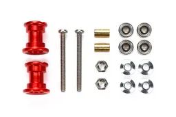 Doppie Rotelle Alleggerite 9-8mm Rosse - 95562