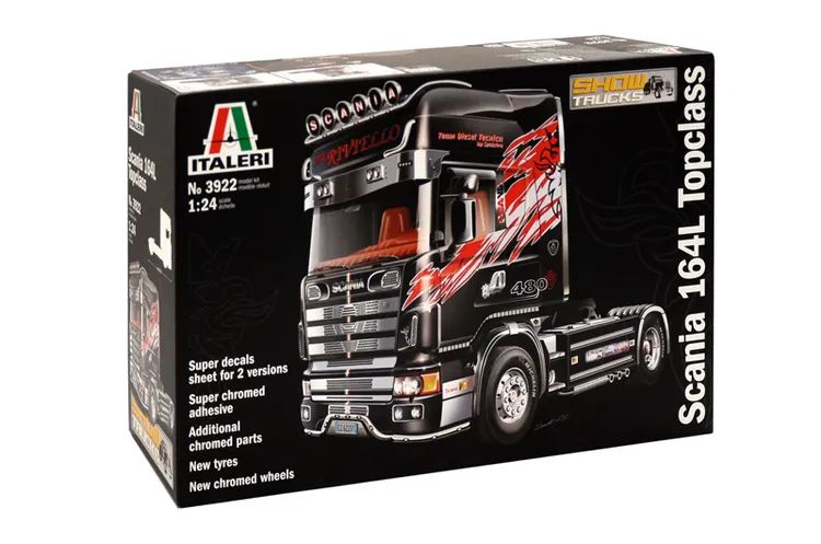 Scania 164L Topclass 1/24 Kit di Montaggio Italeri