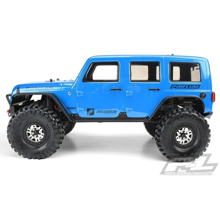 Carrozzeria Pro-Line Jeep Wrangler Unlimited Rubicon for 12.8" Wheelbase TRX-4 Trasparente