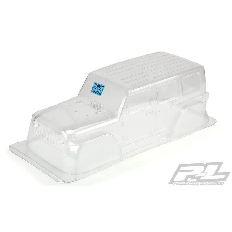 Carrozzeria Pro-Line Jeep Wrangler Unlimited Rubicon for 12.8" Wheelbase TRX-4 Trasparente