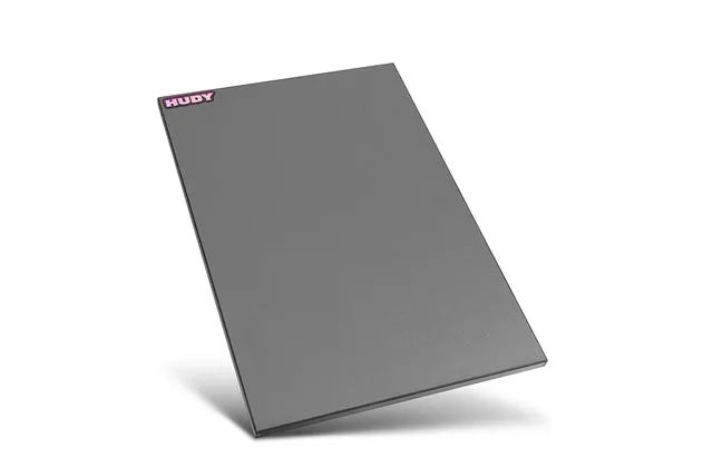 Hudy Flat Set-Up Board for 1/10 Touring Cars Dark Grey
