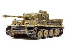 German Heavy Tank Tiger I Early Prod. Eastern Front 1/48 Kit di Montaggio Tamiya - 32603