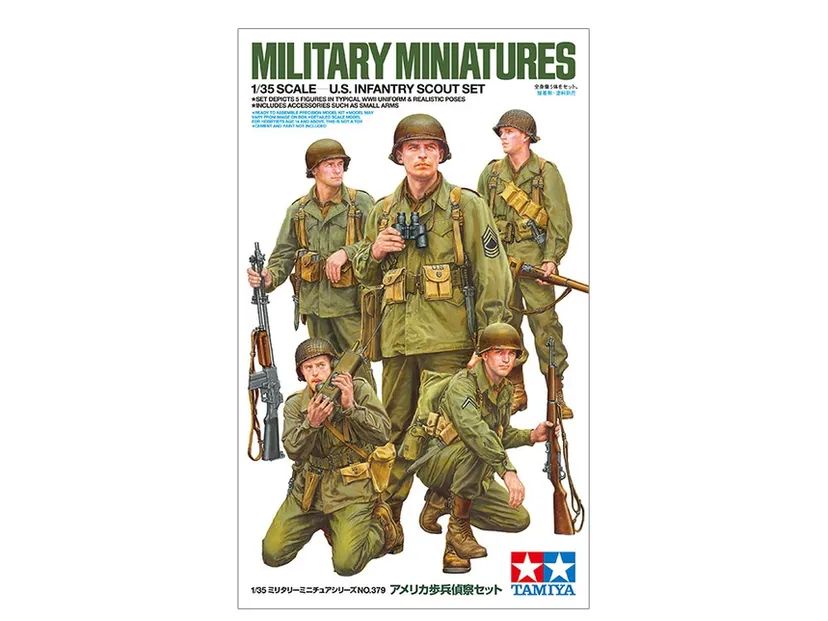 US Fanteria Americana 1/35 Kit di Montaggio Tamiya - 35379
