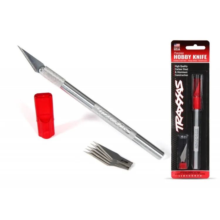 Cutter Taglierino di Precisione in Alluminio + 5 Lame Traxxas