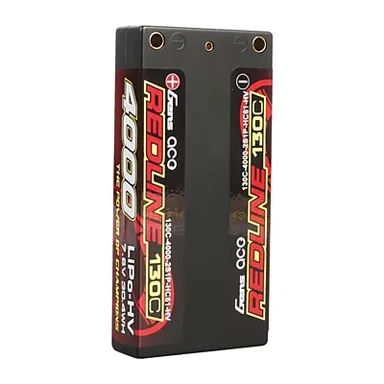 Gens Ace Redline Series Shorty 4000mAh 7.6V 2S 130C HV LiPo (4mm, 125g)