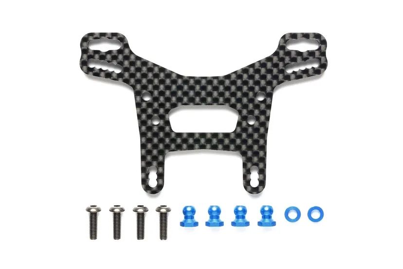 RC XV-02 Carbon Damper Stay Rear Tamiya - 22058