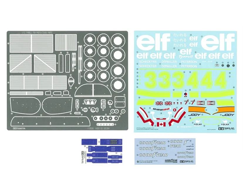 Tyrrell P34 6 Ruote + Fotoincisioni 1/12 Kit di Montaggio Tamiya - 12036