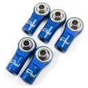 Yeah Racing Uniball in Alluminio con Sfera in Acciaio e Boccola in Bronzo M3 BLU con Filettatura SINISTRA