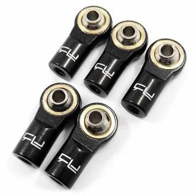 Yeah Racing Uniball in Alluminio con Sfera in Acciaio e Boccola in Bronzo M3 NERO con Filettatura SINISTRA