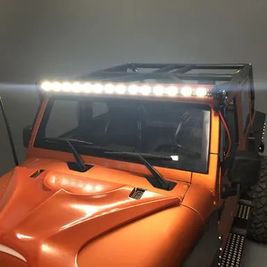 Barra in Alluminio NERO Alta Luminosità Luce Bianca Crawler Scaler Yeah Racing