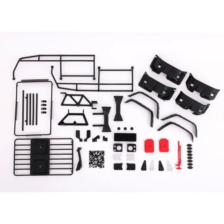 Carrozzeria Traxxas Defender Trasparente Pre-Tagliata e Forata Completa di Accessori in Plastica e Decals - 8011P