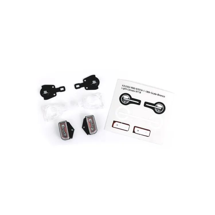 Set Completo Parabole Fari e Lenti per Carrozzeria 9711 TRX-4M - 9718