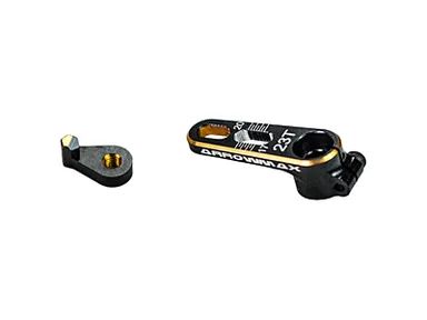 Arrowmax Alu Servo Horns 23T Black Golden
