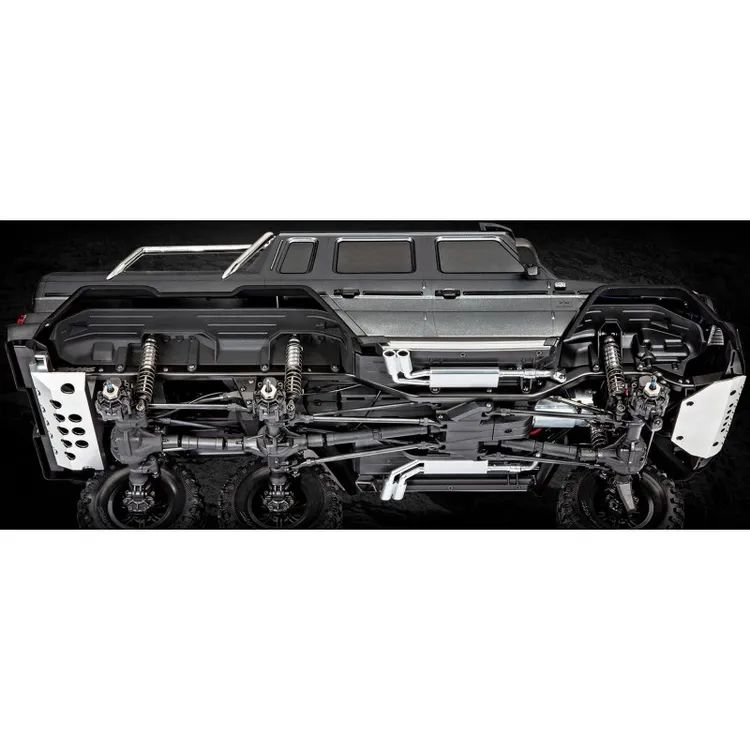 TRX-6 Mercedes-Benz G 63 AMG 6×6 Trail Crawler con Kit Luci Grigio Traxxas