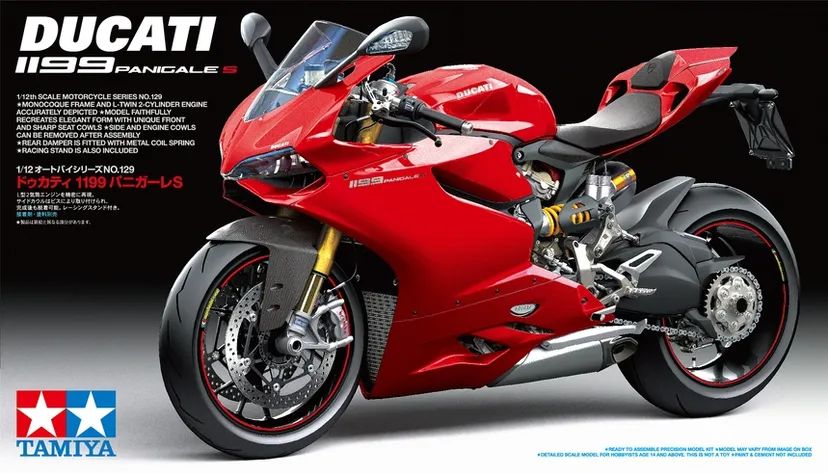 Ducati 1199 Panigale S 1/12 Kit di Montaggio Tamiya
