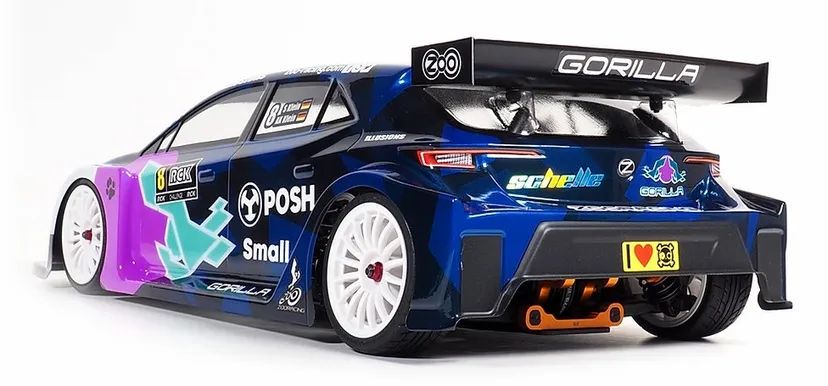 ZooRacing Gorilla Standard FWD Car Body 190mm Trasparente
