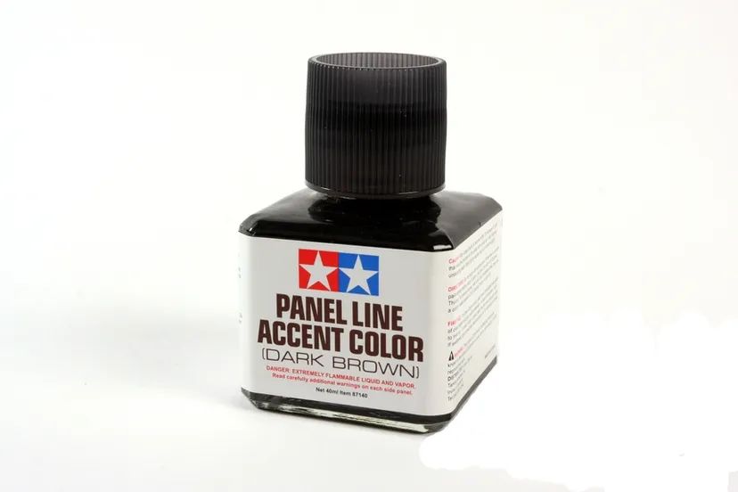 Panel Line Accent Color Dark Brown Tamiya
