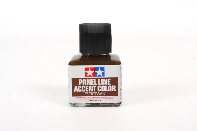 Panel Line Accent Color Brown Tamiya