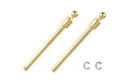 M-06 Ball Head Sus Shaft 3x34mm Titanium Coated Tamiya - 54296