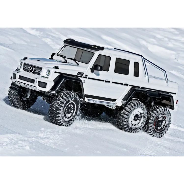 TRX-6 Mercedes-Benz G 63 AMG 6x6 Trail Crawler con Kit Luci Bianco Traxxas