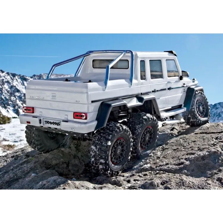 TRX-6 Mercedes-Benz G 63 AMG 6x6 Trail Crawler con Kit Luci Bianco Traxxas