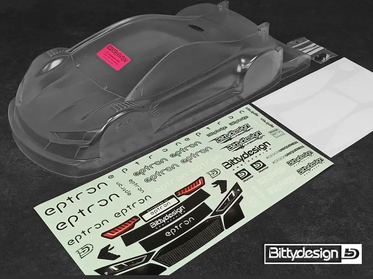 Carrozzeria 1/10 Touring Eptron Bittydesign 190mm Trasparente