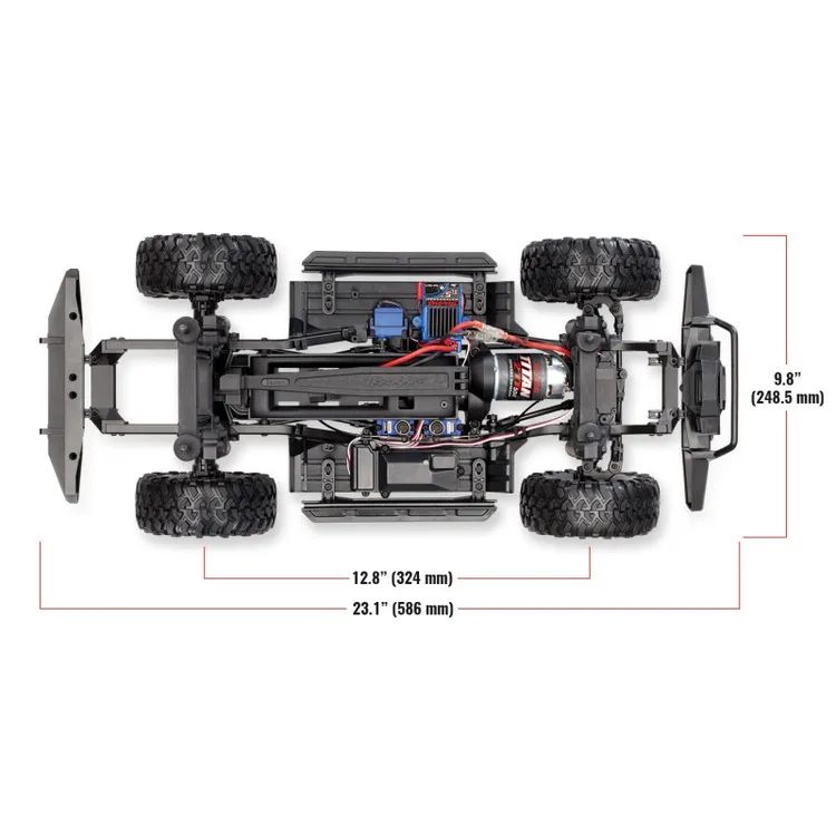 TRX-4 Land Rover Defender Trail Crawler Blu Traxxas