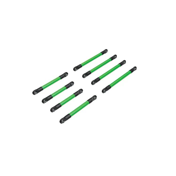 Set Completo Tiranti Sospensioni in Alluminio 6061-T6 Anodizzato Verde TRX-4M - 9749-GRN