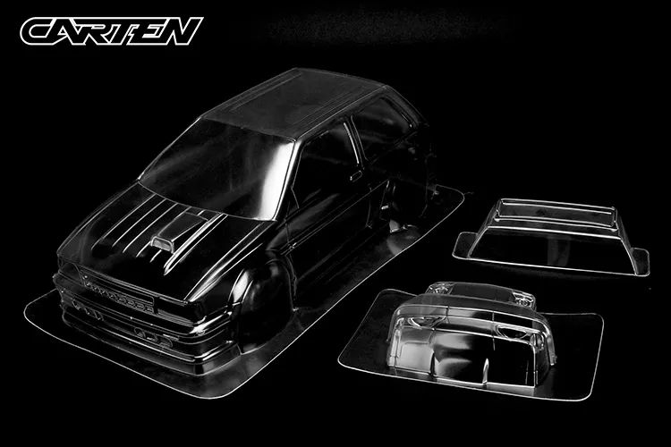 Carrozzeria CARTEN Starlet Clean Body (225mm) M-chassis Trasparente