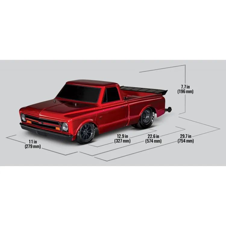 Drag Slash Brushless VXL-3s TQI TSM Traxxas