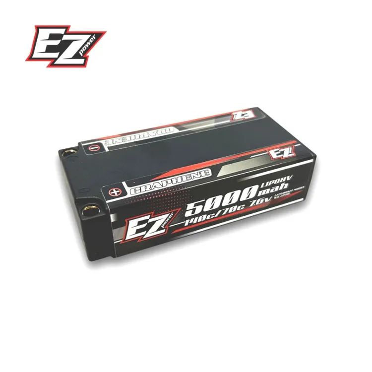 Ezpower Lipo Shorty 5000mah 7,6v 2s 140/70c HV Graphene - 5mm