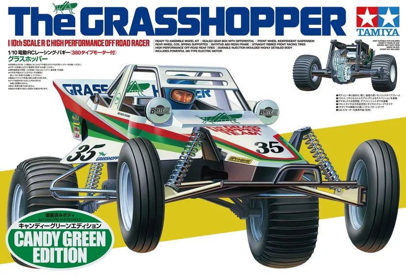 The Grasshopper Kit Candy Green Edition Tamiya