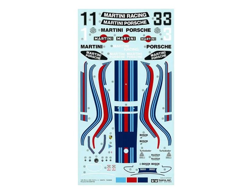 Porsche 935 Martini 1/20 Kit di Montaggio Tamiya