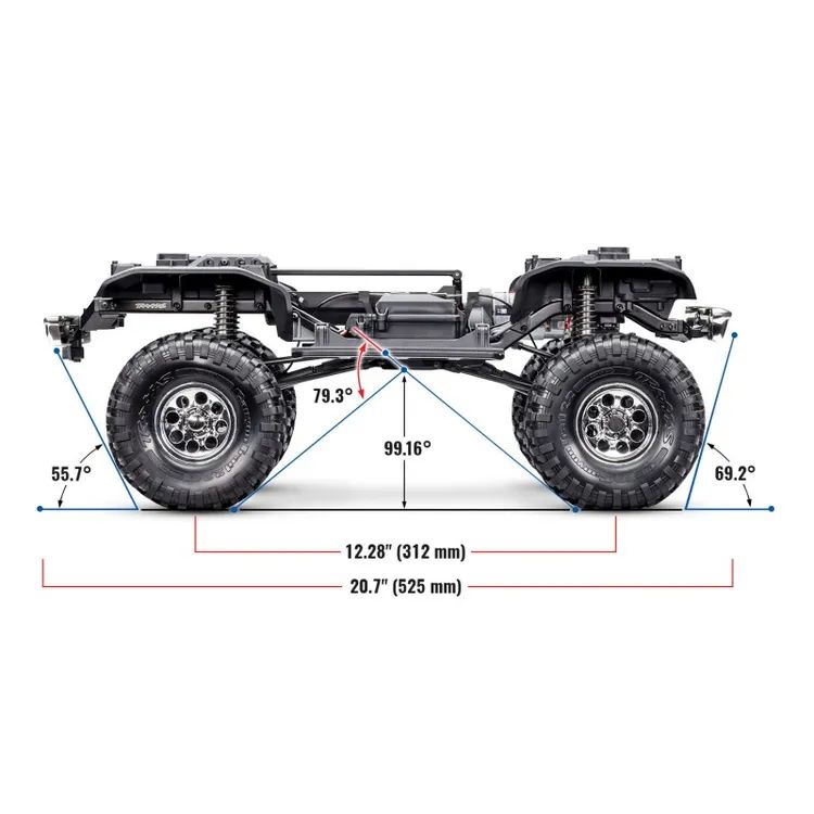 TRX-4 Chevrolet Blazer K5 1972 High Trail Edition Crawler Traxxas
