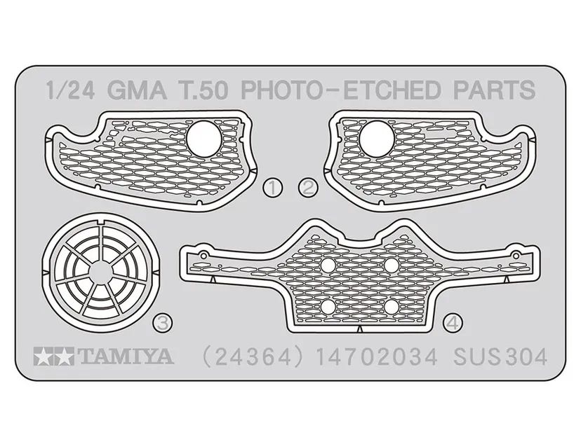 GMA T.50 Gordon Murray Supersport 1/24 Kit di Montaggio Tamiya