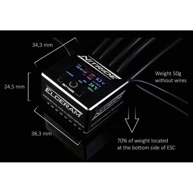 Elceram Nitride G1 Regolatore Elettronico 1:10 Brushless 180A