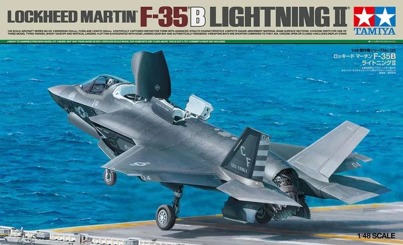 Lockheed F-35 B Lightning II 1/48 Kit di Montaggio Tamiya