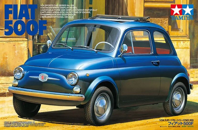 Fiat 500F 1/24 Kit di Montaggio Tamiya