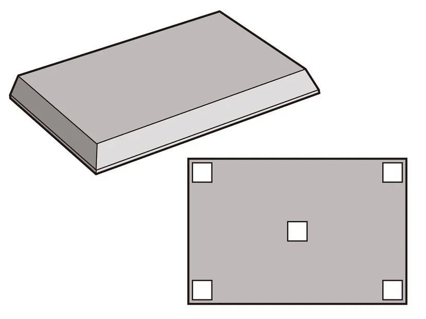 Adesivo Anti-Scivolo 75x150mm Tamiya