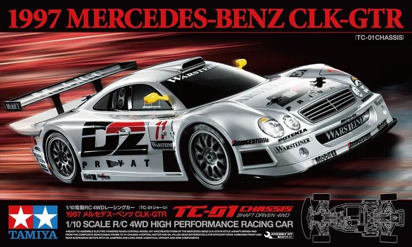 Mercedes-Benz CLK-GTR 1997 TC-01 Tamiya