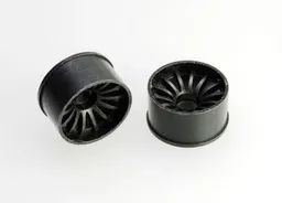 PN Racing Mini-Z 2WD Machine Cut 16 Spoke Rear Wheel R0 Black