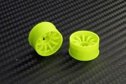 PN Racing Mini-Z 2WD Machine Cut 10 Spoke Rear Wheel R3 Yellow