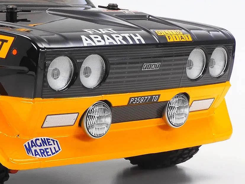 Fiat 131 Abarth Rally MF-01X Olio Fiat Painted Body Tamiya