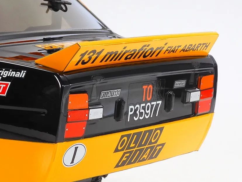 Fiat 131 Abarth Rally MF-01X Olio Fiat Painted Body Tamiya